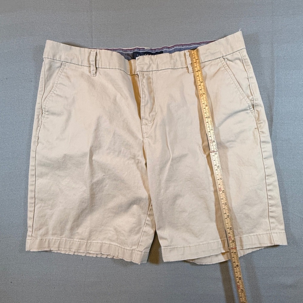 Tommy Hilfiger Women Khaki Chino Shorts Tan Stretch Cotton J7RV0236 Size 12 1965 - Picture 10 of 10